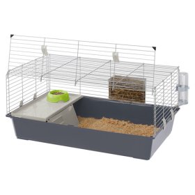 Оборудвана клетка за зайци 100 RABBIT 95х57х46 см.